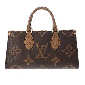 Louis Vuitton Monogram Reverse On the Go EW Shoulder Bag Brown Handbag